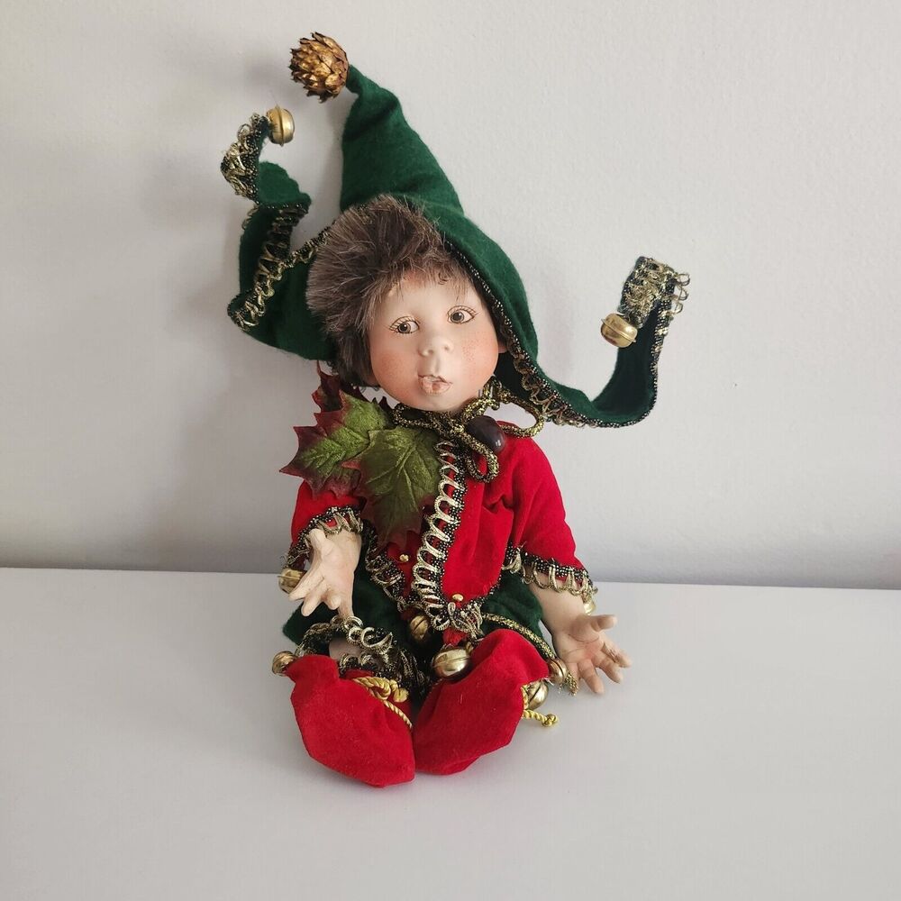 Whimsical Christmas Forest Elf doll New with tag
